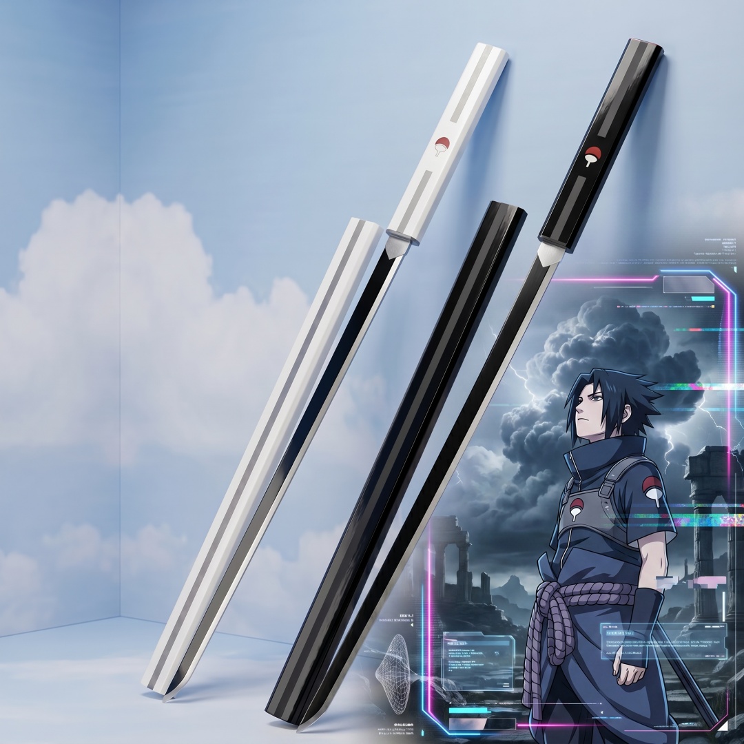 Cosplay Prop Katana - Pedang Katana Naruto Uchiha Sasuke 35,4