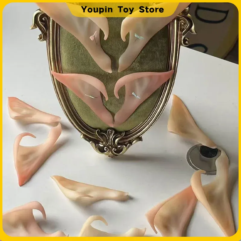 Frieren Cosplay Prop - Coskawaii Telinga Elf Realistis Berujung Runcing
