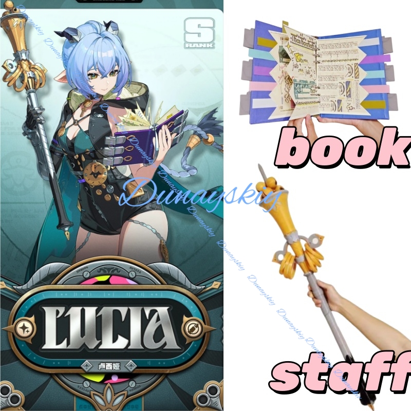 Cosplay Prop Book - Aksesori Buku Staf Anime Properti Cosplay