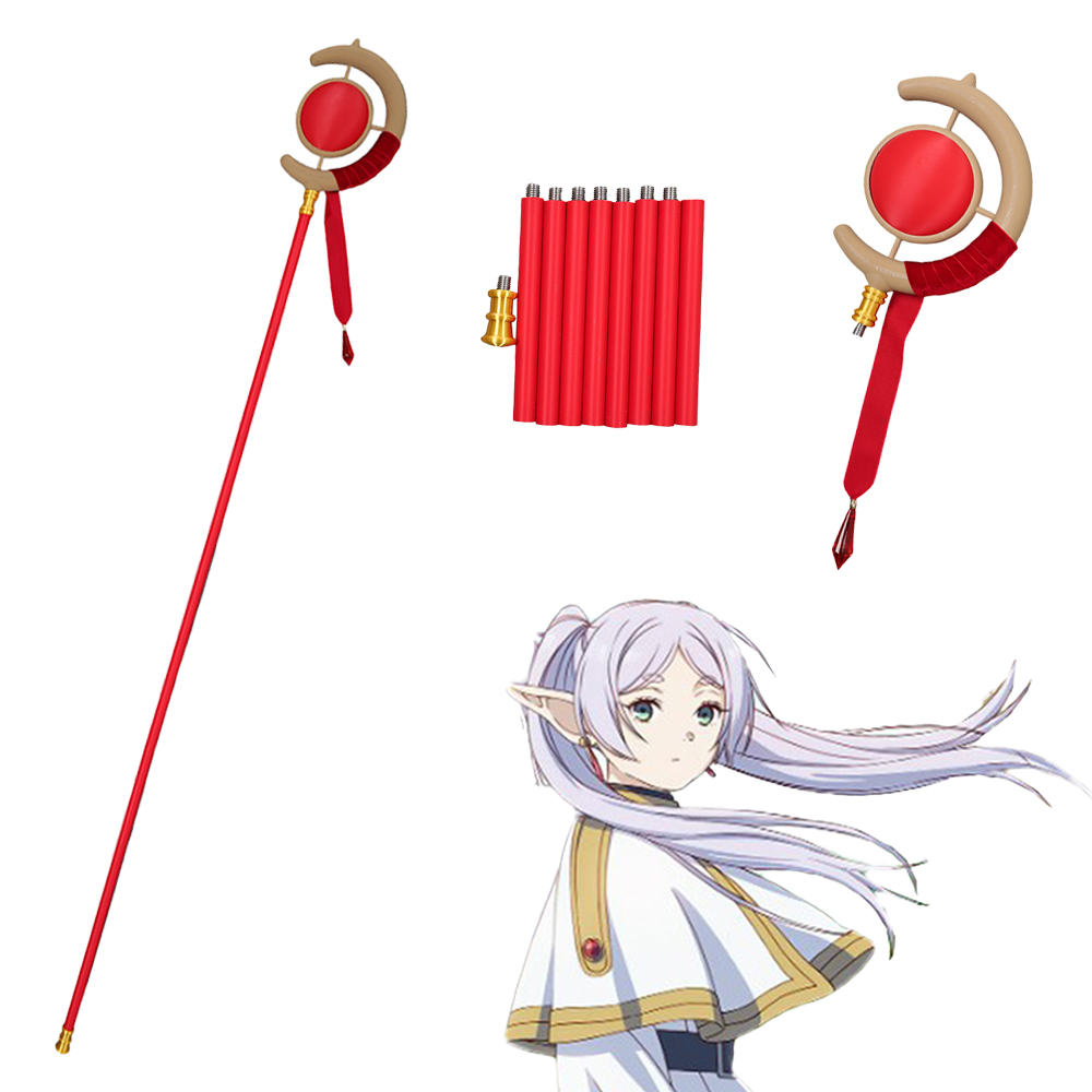 Frieren Cosplay Prop - Fantasia Frieren Staff Rod Cosplay Tongkat