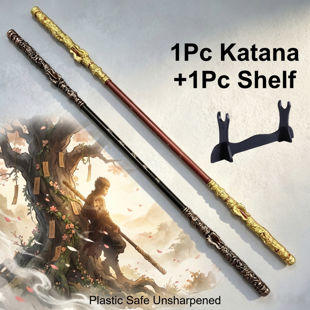 Cosplay Prop Katana - Tongkat Sun Wukong Black Myth 70