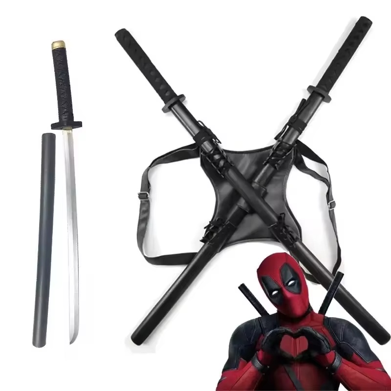 Cosplay Prop Katana - Pedang Katana Deadpool PU Anime Soul