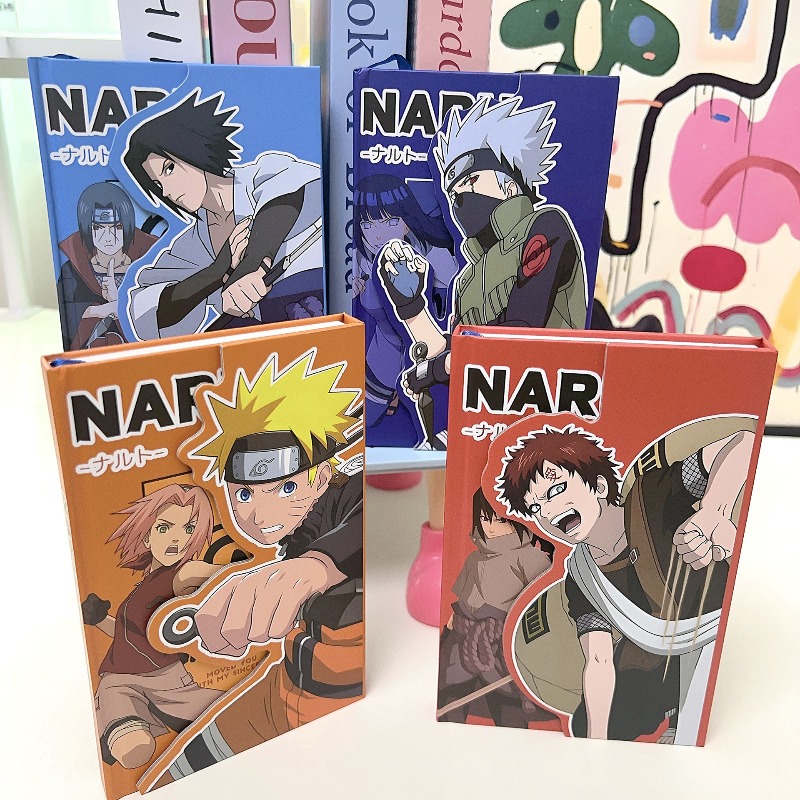 Cosplay Prop Book - Buku Halaman Berwarna Anime Naruto: Buku