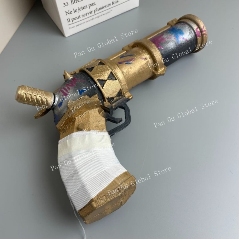 Cosplay Prop Katana - 28Cm/11,02in Jinx Pistol Disesuaikan 3D Cetak