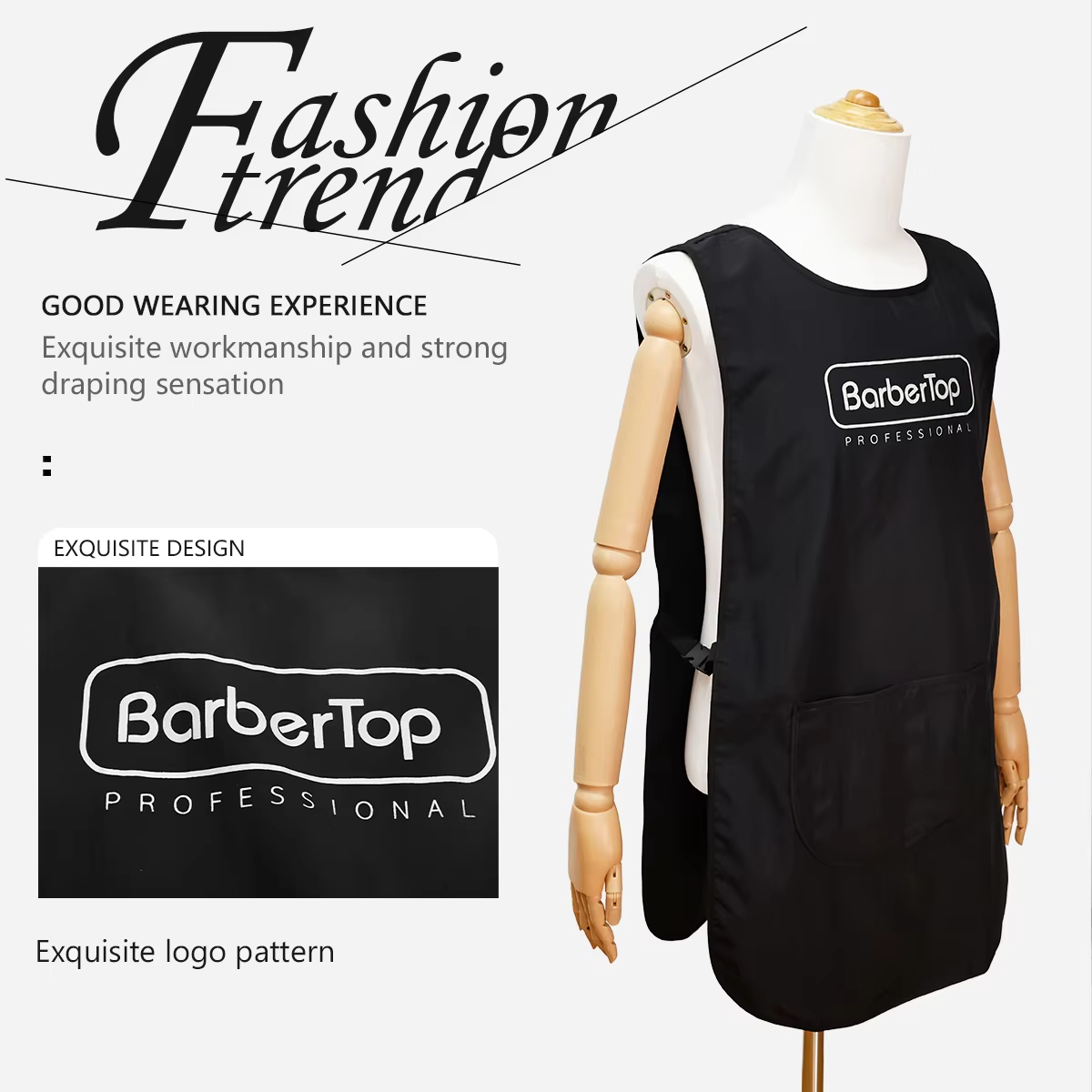 Hair Spray Color - Apron Penata Rambut Barbertop Hitam Anti