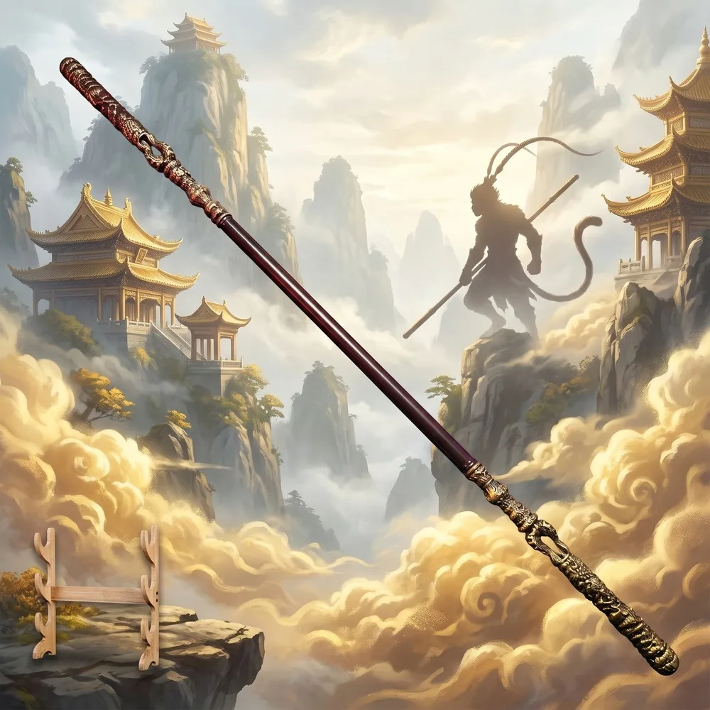 Cosplay Prop Katana - Tongkat Pedang Plastik Monkey King 180cm