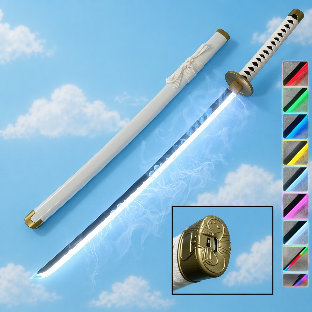 Pedang Katana Roronoa Zoro One - Cosplay Prop Katana ulasan dan harga