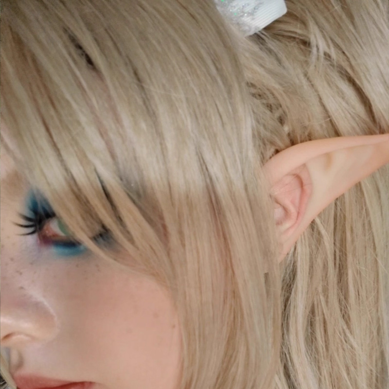 Coskawaii Telinga Elf Realisti - Frieren Cosplay Prop ulasan dan harga