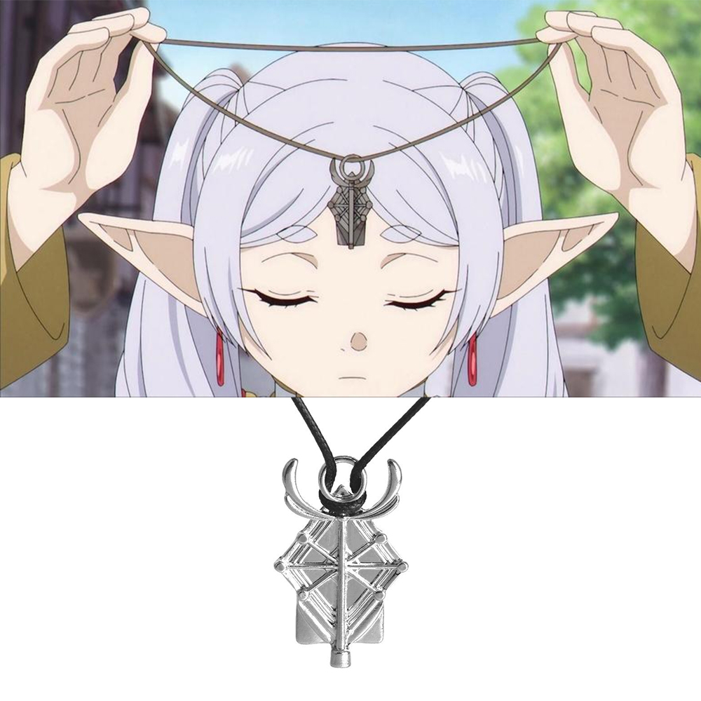 Kalung liontin sertifikat peri - Frieren Cosplay Prop ulasan dan harga