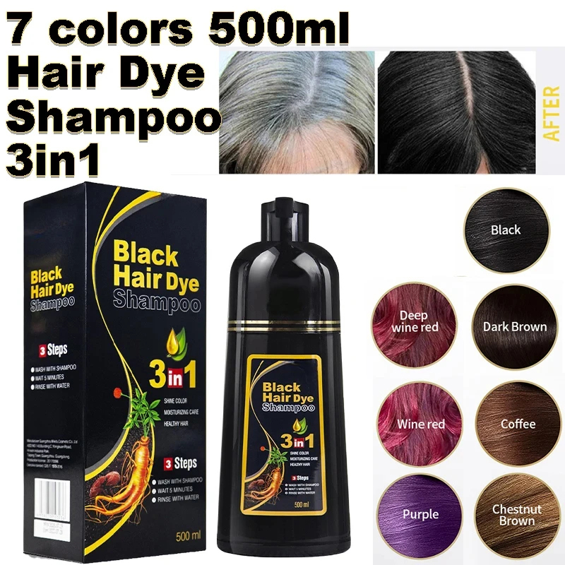 Sampo Pewarna Rambut Hitam 3 I - Hair Spray Color ulasan dan harga