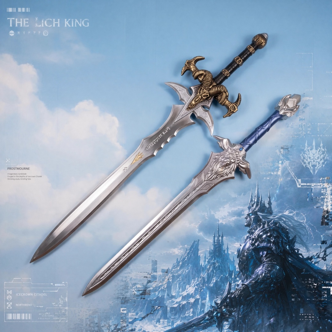 Pedang Katana Frostmourne Mene - Cosplay Prop Katana ulasan dan harga