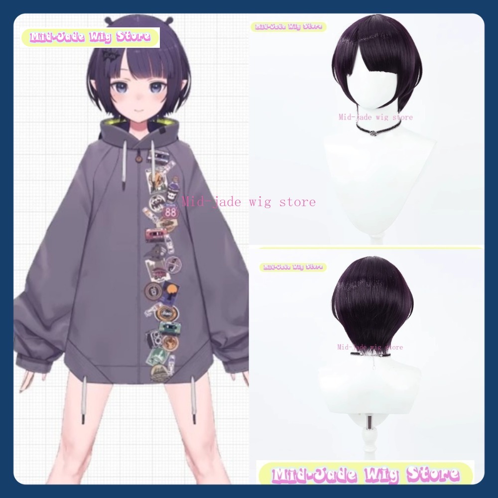 Toko Wig Mid-Jade Hololive EN  - Prop En Cosplay ulasan dan harga