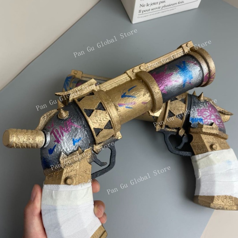 28Cm/11,02in Jinx Pistol Dises - Cosplay Prop Katana ulasan dan harga