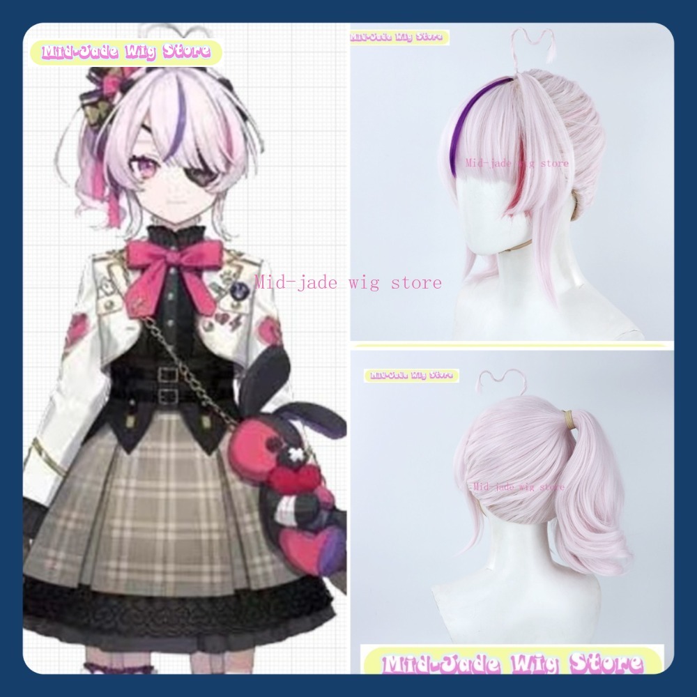 Wig Mid-Jade NIJISANJI EN Mari - Prop En Cosplay ulasan dan harga