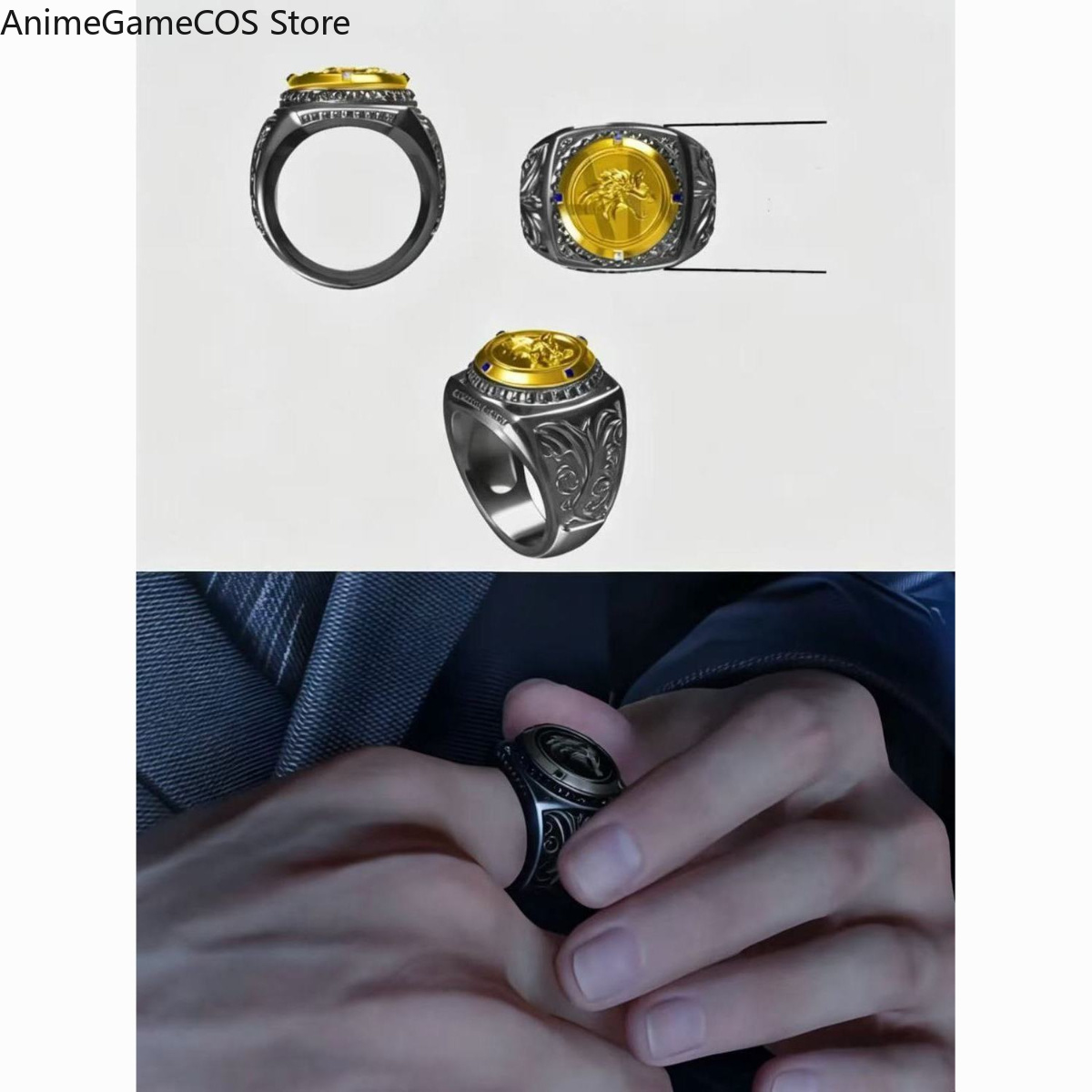 Cincin Jari Properti Cosplay A - Cosplay Prop Making ulasan dan harga