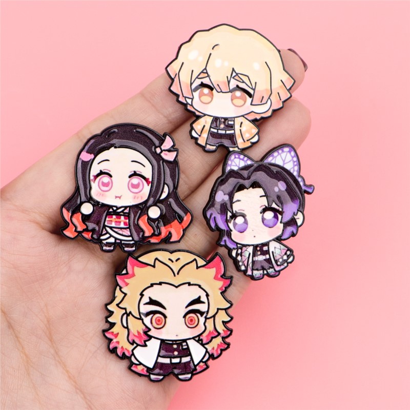 Pin Enamel Karakter Kartun Kim - Cosplay Prop Bag ulasan dan harga