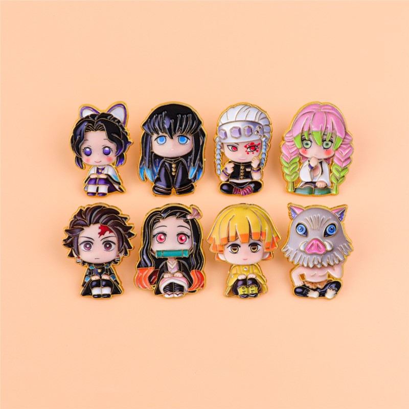 Pin Enamel Karakter Kartun Kim - Cosplay Prop Bag ulasan dan harga
