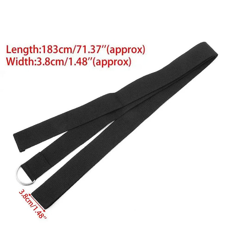 Tali Yoga latihan katun 183*3. - D Ring Strap ulasan dan harga