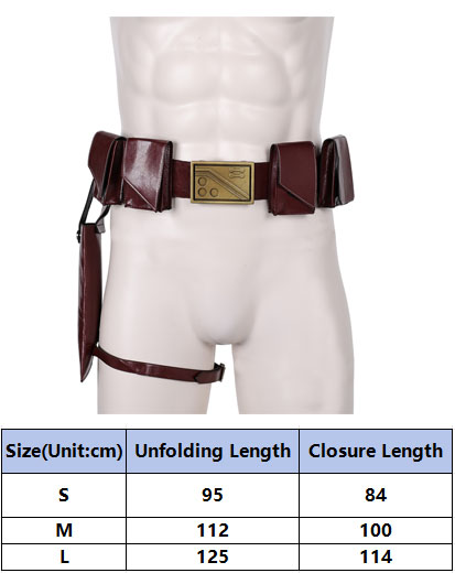 Boba Cosplay Fetter Belt Sarun - Cosplay Prop Patterns ulasan dan harga
