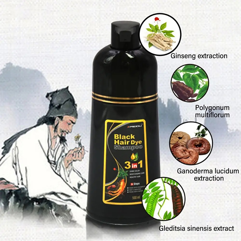 500Ml Sampo Pewarna Warna Ramb - Hair Spray Color ulasan dan harga