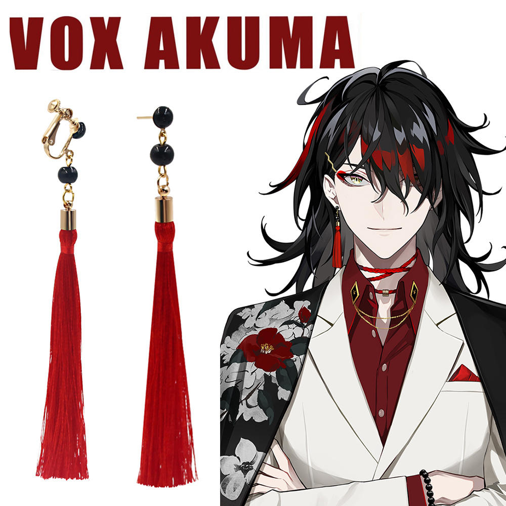 Anime VTuber Vox Akuma anting  - Prop En Cosplay ulasan dan harga