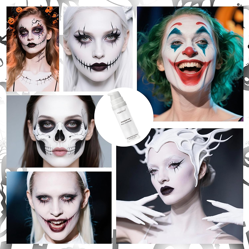 Riasan Alas Bedak Cair Putih M - Cosplay Prop Primer ulasan dan harga