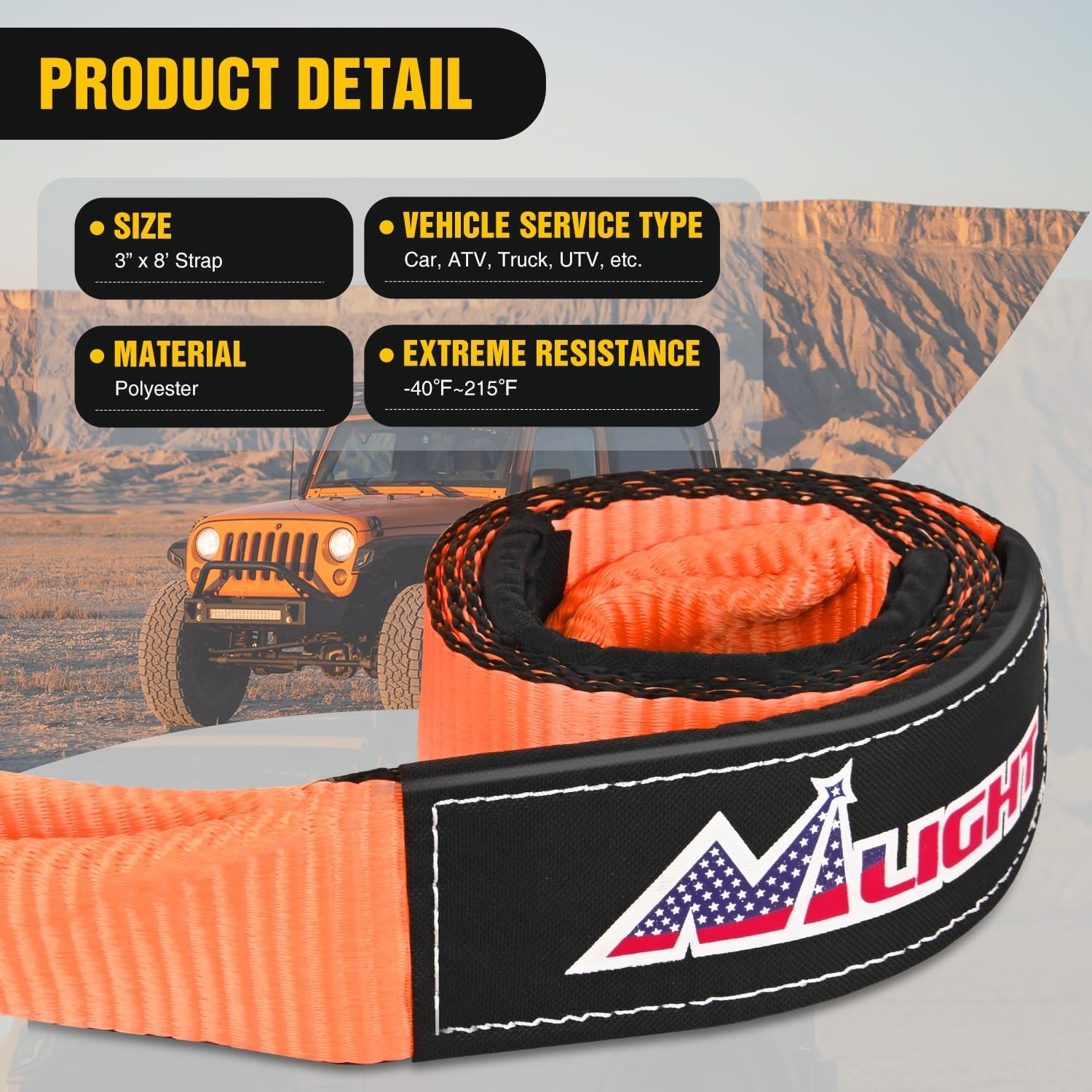 Perlengkapan Pemulihan Offroad - D Ring Strap ulasan dan harga