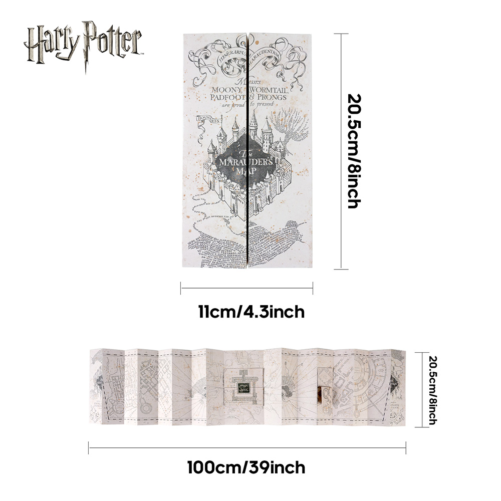 1 Buah Peta Sekolah Sihir Mara - Cosplay Prop Making ulasan dan harga